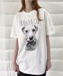画像5: Cat and Dog Comic Print T-shirt　ドッグ＆キャットプリントラウンドネック半袖Tシャツ (5)