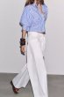 画像15: 3/4 sleeve shirt collar blouse　7部袖シャツカラーショート丈ブラウス (15)