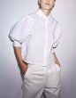 画像9: 3/4 sleeve shirt collar blouse　7部袖シャツカラーショート丈ブラウス (9)