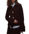 画像1: Round neck trumpet sleeve knit cardigan jacket　ラウンドネックトランペットスリーブニットカーディガンジャケット (1)