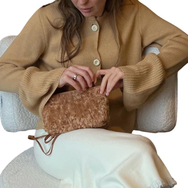 画像7: Round neck trumpet sleeve knit cardigan jacket　ラウンドネックトランペットスリーブニットカーディガンジャケット (7)