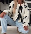 画像7: Ribbon short cardigan knit sweater　リボンショート丈カーディガンニットセーター　ニット (7)