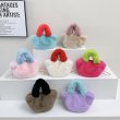 画像8: Fur Tote Shoulder Crossbody Bag　モコモコファーミニトートショルダークロスボディバッグ (8)