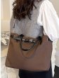 画像9: Large Capacity Canvas Belt Tote Shoulder Bag　ラージキャパシティーキャンバスベルトトートショルダーバッグ (9)