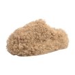画像1: Thick-soled fluffy column fur style sandal slippers　厚底プラットフォームモコモコラムファースタイルサンダル　スリッパ (1)
