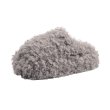 画像2: Thick-soled fluffy column fur style sandal slippers　厚底プラットフォームモコモコラムファースタイルサンダル　スリッパ (2)