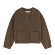 画像4: Cardigan sweater with pockets and button closure knit jacket　くるみボタンポケット付きカーディガンニットジャケット (4)