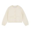 画像5: Cardigan sweater with pockets and button closure knit jacket　くるみボタンポケット付きカーディガンニットジャケット (5)