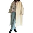 画像1: Women's Basic wool long coat jacket　ベーシックウールロングコートジャケット (1)
