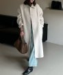 画像2: Women's Basic wool long coat jacket　ベーシックウールロングコートジャケット (2)