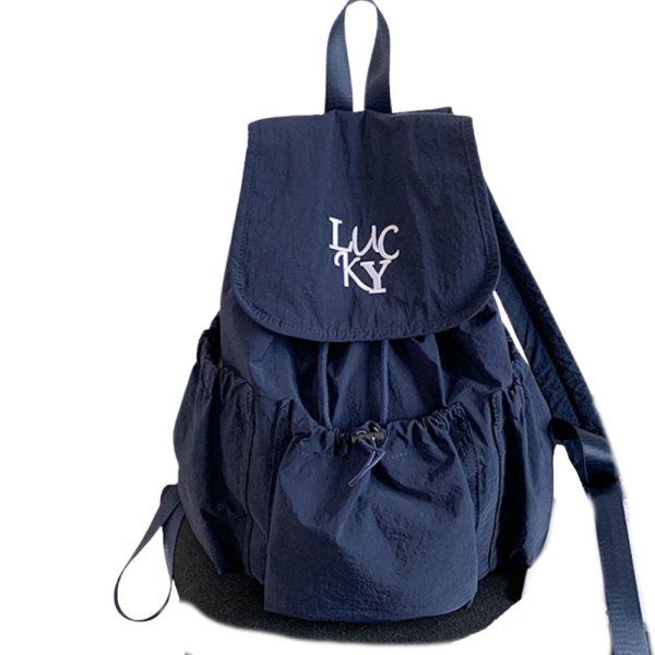 画像4:  LUCKY lightweight backpack bag ラッキー軽量バックパックリュックトートショルダーバッグ (4)
