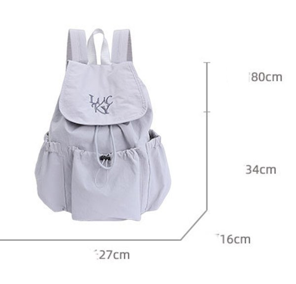 画像5:  LUCKY lightweight backpack bag ラッキー軽量バックパックリュックトートショルダーバッグ (5)