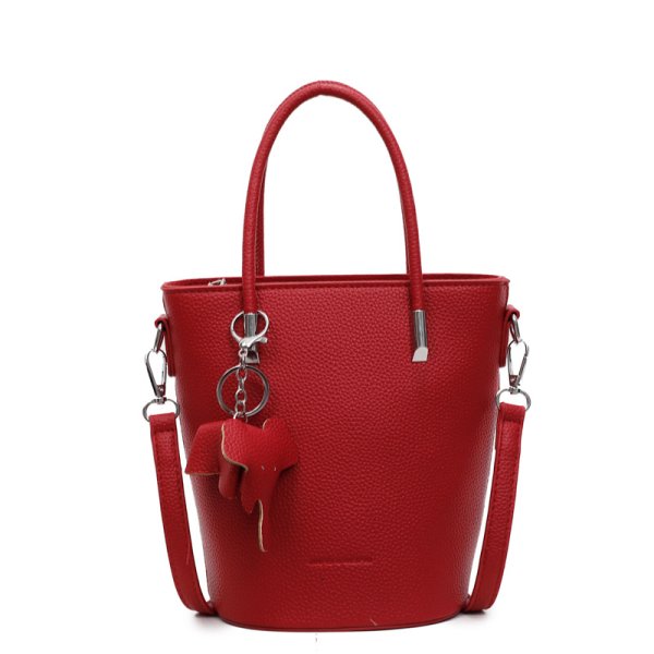 画像4: leather bucket tote shoulder and crossbody bag　 バケットレザートートショルダーアンダーアームバッグ (4)