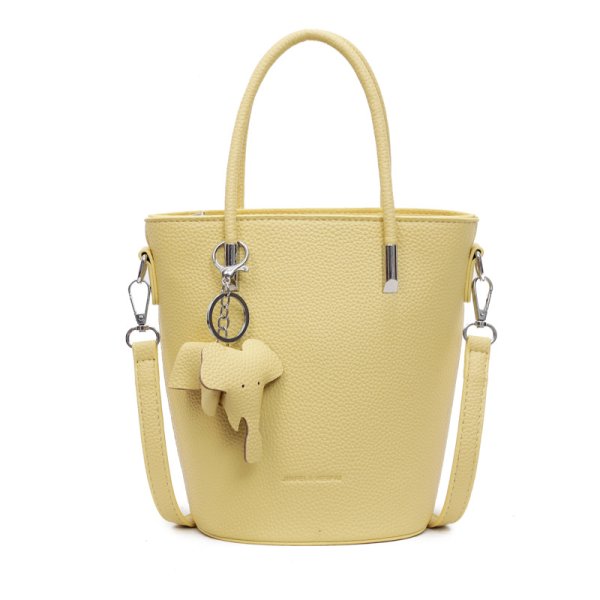 画像3: leather bucket tote shoulder and crossbody bag　 バケットレザートートショルダーアンダーアームバッグ (3)