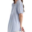 画像1: Women's French lantern sleeve puff sleeve short sleeve blouse フレンチパフスリーブ ピンタック ラタンスリーブ 半袖シャツ ブラウス (1)